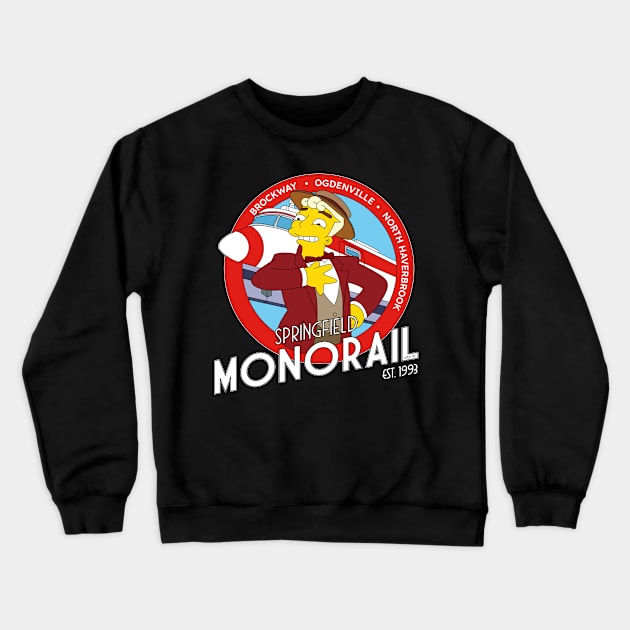 Monorail Crewneck Sweatshirt by Teesbyhugo